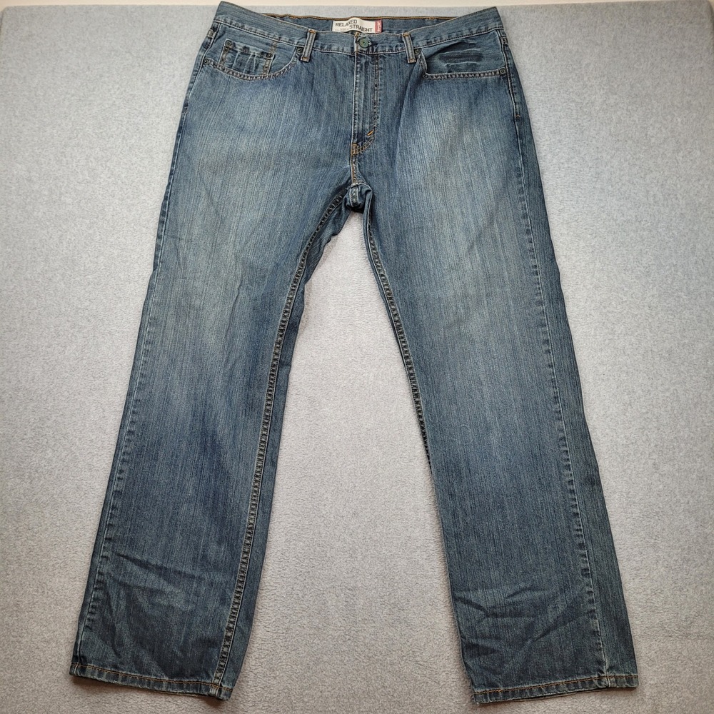 Levi's 559 Relaxed Straight Jeans‎ Mens 38x32 Blue Denim Y2K